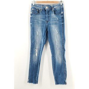 Seven Women's High Rise‎ Ankle Skinny Blue Jeans Size 6